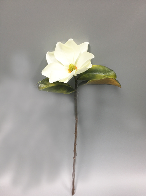 silk magnolia flower stem magnolia pick artifical magnolia bloom stem