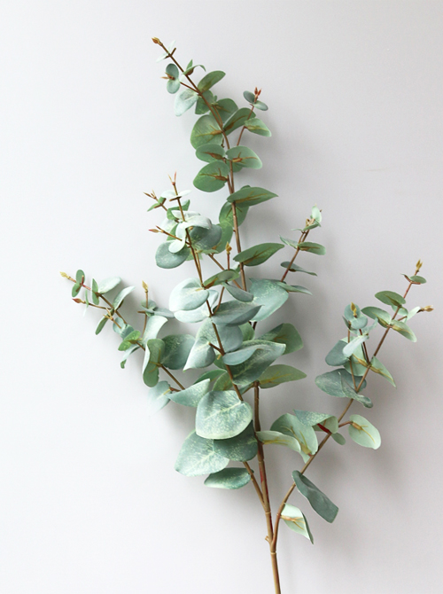 artificial eucalyptus branch silk eucalyptus artificial eucalytus for home decoration