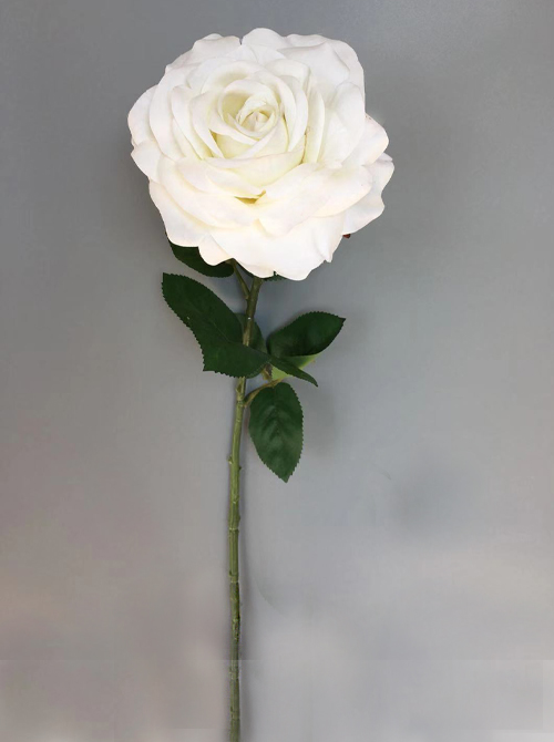 wedding rose bouquets,wedding silk rose stem,fake rose stem,white rose for wedding decoration,artificial white rose for wedding decoration,white rose bundle,